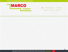 Tablet Screenshot of marcotreppen.at